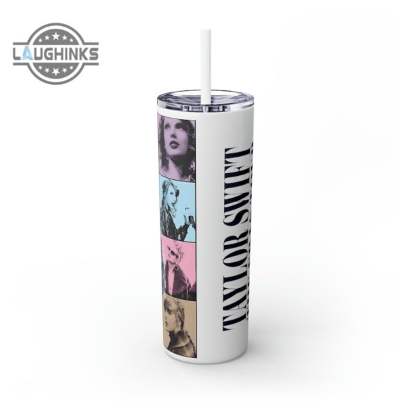 eras tumbler taylor swift eras tour 2023 skinny stainless steel tumbler with 20oz 30oz swifties gift for fans music lovers taylors version cups laughinks 4
