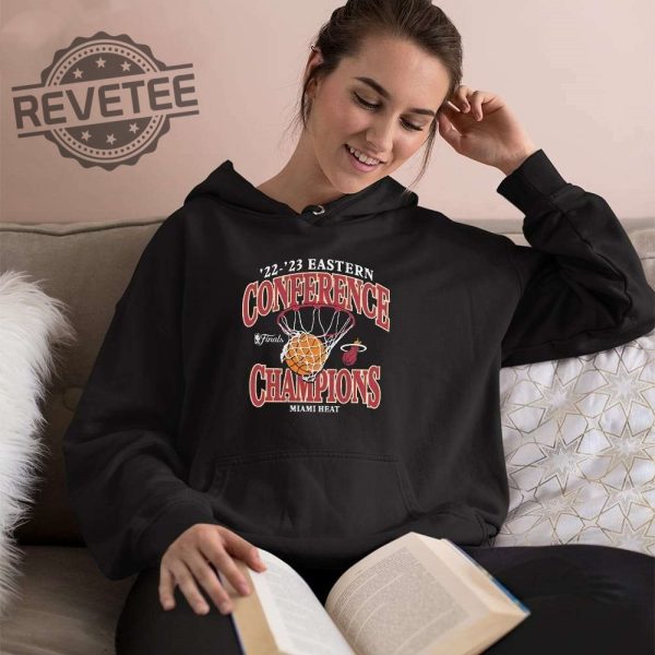 2022 2023 Eastern Conference Champions Miami Heat Nba Retro Shirt Hoodie Long Sleeve Shirt Sweatshirt Tanktop Unique revetee 2