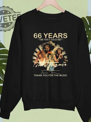 66 Years Thank You For The Music Rip Tina Turner Shirt Hoodie Long Sleeve Shirt Sweatshirt Tanktop Unique revetee 3