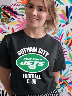 Aaron Rodgers Gotham City Jets Football Club Shirt Hoodie Long Sleeve Shirt Sweatshirt Tanktop Unique revetee 2