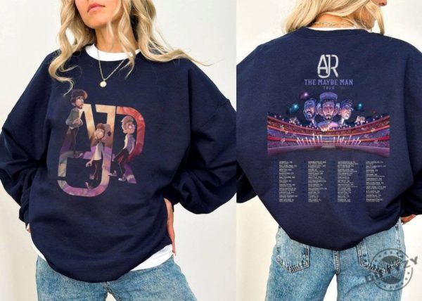 Ajr The Maybe Man Tour 2024 Tour 2 Sides Sweatshirt Ajr Band Fan Tshirt The Maybe Man 2024 Concert Hoodie Ajr 2024 Concert Shirt giftyzy 2