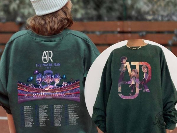 Ajr The Maybe Man Tour 2024 Tour 2 Sides Sweatshirt Ajr Band Fan Tshirt The Maybe Man 2024 Concert Hoodie Ajr 2024 Concert Shirt giftyzy 3