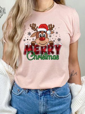 Merry Christmas Reindeer Shirt Reindeer Shirt Christmas Family Shirt Christmas Shirt Merry Christmas Shirt Christmas Gift Holiday Shirt Hoodie Sweatshirt Unique revetee 2