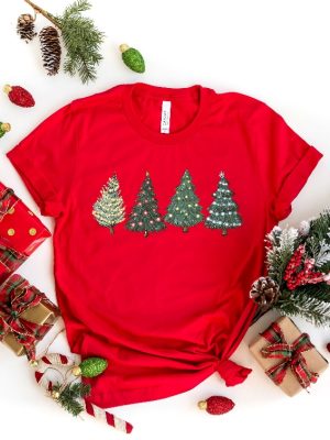 Christmas Sweatshirt Christmas Sweater Christmas Crewneck Christmas Tree Sweatshirt Holiday Sweaters For Women Winter Sweatshirt Hoodie Sweatshirt Unique revetee 2