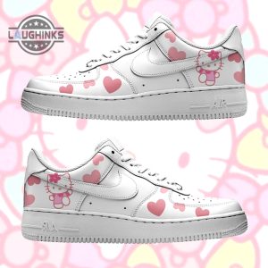 hello kitty shoes sanrio the melody hello kitty air force 1 custom sneakers nike af1 x hello kitty perfect gift limited edition best selling 3d printed shoes laughinks 2