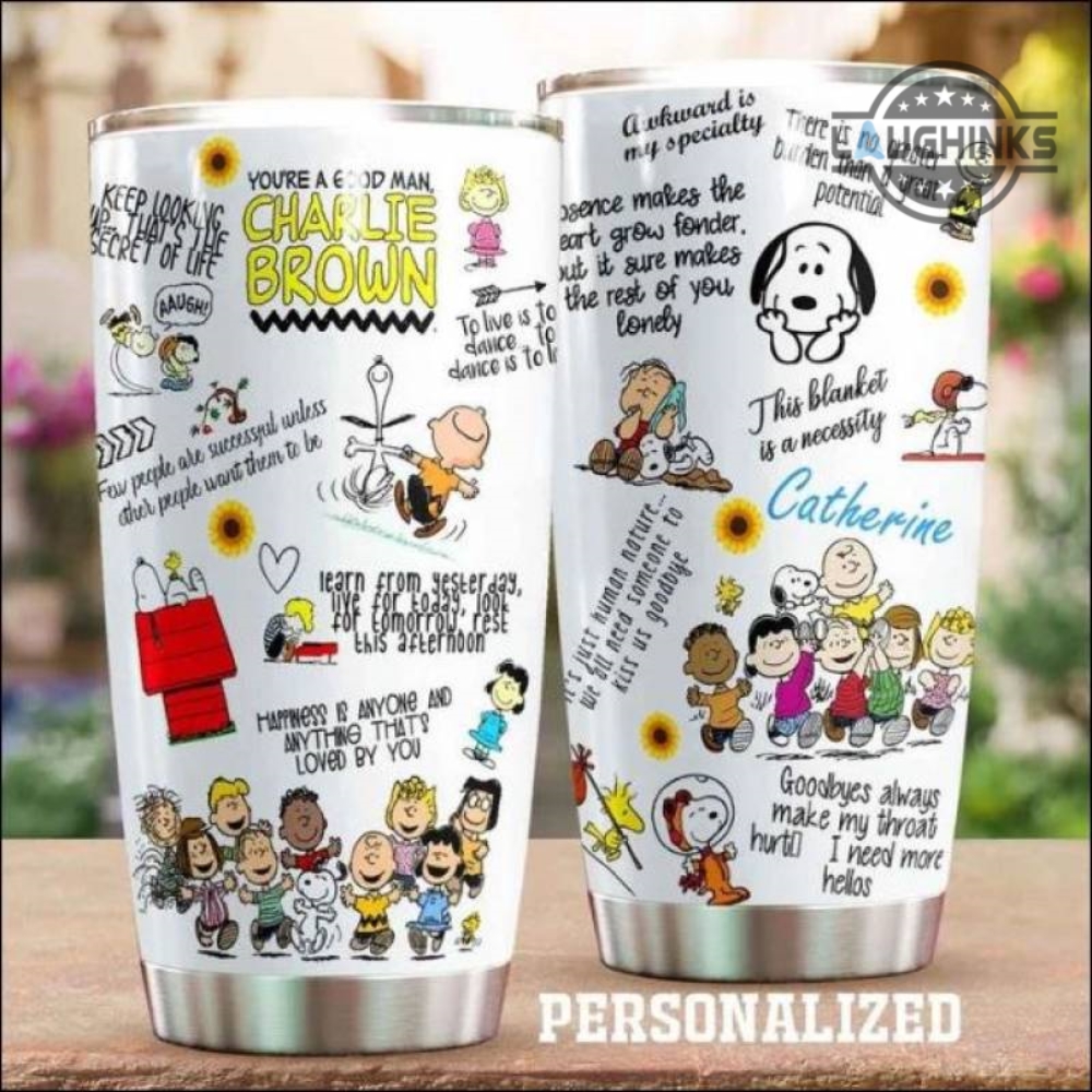 Snoopy Tumbler 40 Oz Snoopy The Peanuts Cute Cartoon Movie