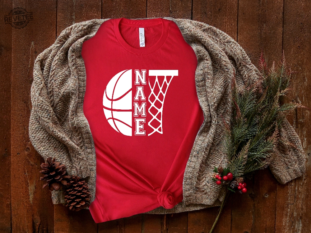 Customized Basketball Shirt Your Name Basketball Personalized Basketball Shirt Game Day Shirt Basketball Season Tee Unique Hoodie Sweatshirt