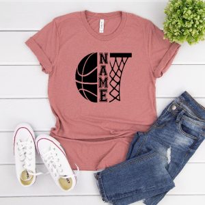 Customized Basketball Shirt Your Name Basketball Personalized Basketball Shirt Game Day Shirt Basketball Season Tee Unique Hoodie Sweatshirt revetee 3