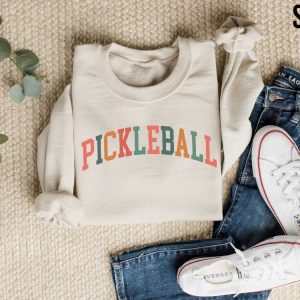 Pickleball Sweatshirt Pickleball Pickleball Sweater Gift For Pickleball Lover Pickleball Gifts For Women Pickle Ball T Shirt Pickleball Unique Hoodie Sweatshirt revetee 5