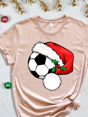 Soccer Santa T Shirt Santa Shirt Xmas Sport Shirt Soccer Christmas Soccer Lover Christmas Gift Xmas Soccer Xmas Shirt For Boys Unique Hoodie Sweatshirt revetee 6