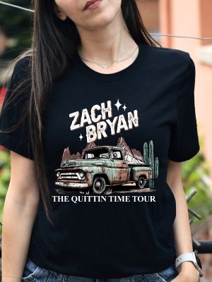 Zach Bryan The Quitting Time Tour 2024 T Shirt Country Music Singer Zach Bryan Merch Zach Bryan Fan Shirt The Quitting Time Tour Shirt Unique Hoodie Sweatshirt revetee 2