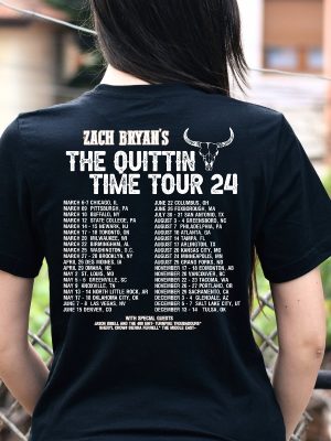 Zach Bryan The Quitting Time Tour 2024 T Shirt Country Music Singer Zach Bryan Merch Zach Bryan Fan Shirt The Quitting Time Tour Shirt Unique Hoodie Sweatshirt revetee 3