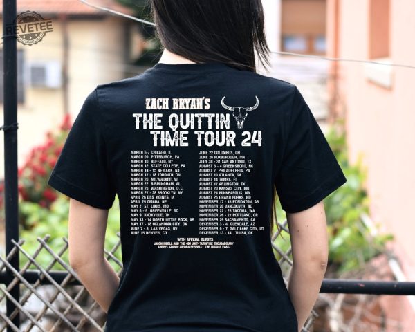 Zach Bryan The Quitting Time Tour 2024 T Shirt Country Music Singer Zach Bryan Merch Zach Bryan Fan Shirt The Quitting Time Tour Shirt Unique Hoodie Sweatshirt revetee 3