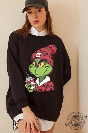 Grinch Boujee 49Ers Shirt San Francisco Football Sweatshirt 49Ers Football Hoodie Grinch Leopard 49Ers Tshirt American Football Shirt giftyzy 2