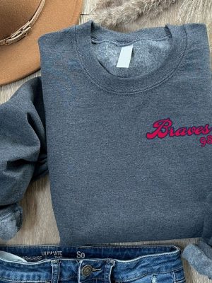 Braves 98 Sweatshirt Wallen Sweater Wallen 98 Braves Sweatshirt Wallen Country Music Sweater Western Sweater Morgan Wallen Sweatshirt Hoodie Sweatshirt Unique revetee 3