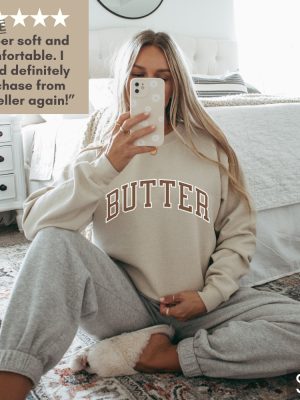 Butter Sweatshirt Foodie Sweater Baker Sweatshirt Baker Gift Homemaking Shirt Butter Crewneck Baking Gift Bakery Sweatshirt Homestead Shirt Hoodie Sweatshirt Unique revetee 2