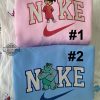 monster inc shirt sweatshirt hoodie embroidered james sullivan and boo monsters tshirt disney nike embroidery tee shirts gift for couples family laughinks 1