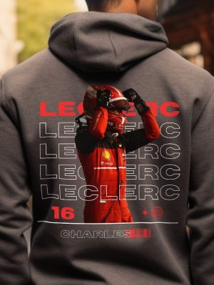 Charles Leclerc Hoodie Formula 1 Sweatshirt F1 Gift F1 Apparel Ferrari Racing Premium Lane Seven Hoodie Long Sleeve Shirt Unique revetee 6