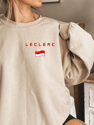 Charles Leclerc Formula One Sweatshirt F1 Shirt F1 Two Sides Shirt Charles Leclerc Shirt Charles Leclerc F1 Shirt Charles Leclerc 16 Hoodie Long Sleeve Shirt Unique revetee 2