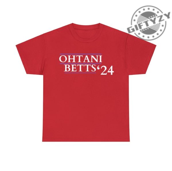 New Shohei Ohtani Mookie Betts 24 Presidents Shirt Dodgers Baseball Tshirt 2024 Mlb Fan Hoodie Baseball Fan Sweatshirt Dodgers Fan Gift giftyzy 4