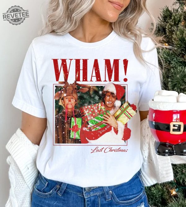 Vintage Wham Last Christmas Sweatshirt Christmas Gift Last Christmas Sweatshirt Christmas Song Couple Matching Tee Hoodie Unique revetee 4