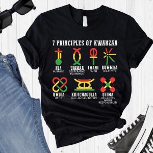 7 Principles Of Kwanzaa Shirt Nguzo Saba Tee Jewish Shirt Happy Kwanzaa Shirt African American Holiday Shirt Kwanzaa Celebration Hoodie Unique revetee 4
