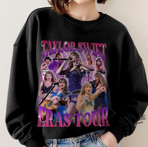 Vintage Taylor Swift Sweatshirt Swiftie Merch Shirt Midnights Album Shirt trendingnowe 1