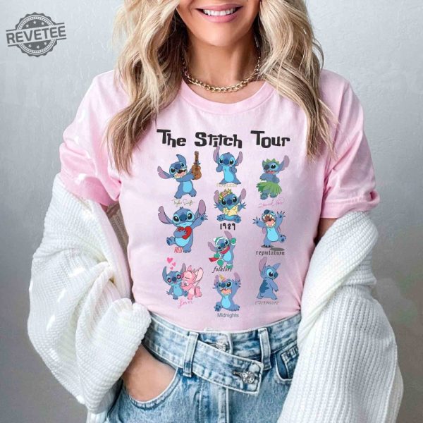 The Stitch Tour Shirt Disney Swiftie Shirt Eras Tour Shirt Stitch The Eras Tour Shirt Stitch Version Shirt Hoodie Unique revetee 1