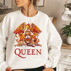 Queen Band Sweatshirt Freddie Mercury Sweater Festival Clothing Rock Band 80S Nostalgia Vintage Style Queen Shirt Unisex Tee Hoodie Unique revetee 3