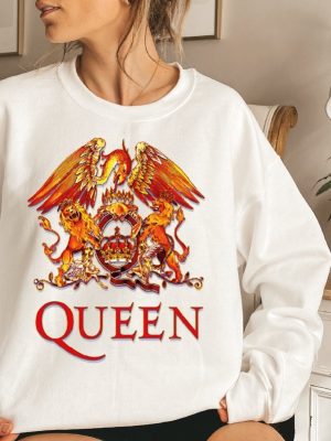 Queen Band Sweatshirt Freddie Mercury Sweater Festival Clothing Rock Band 80S Nostalgia Vintage Style Queen Shirt Unisex Tee Hoodie Unique revetee 3