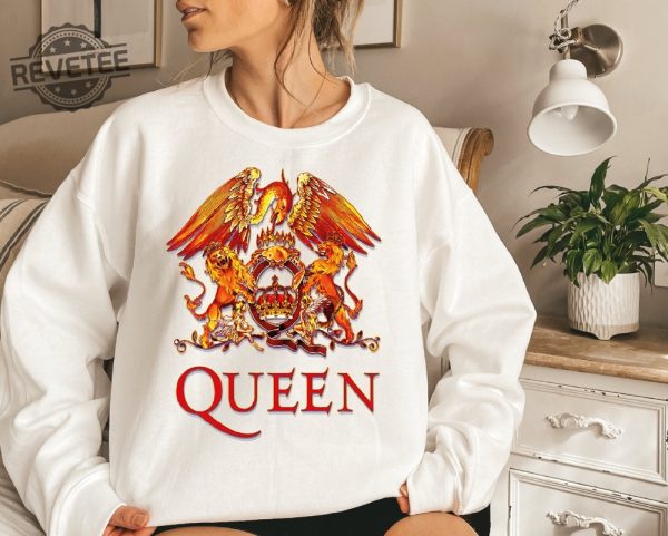 Queen Band Sweatshirt Freddie Mercury Sweater Festival Clothing Rock Band 80S Nostalgia Vintage Style Queen Shirt Unisex Tee Hoodie Unique revetee 3