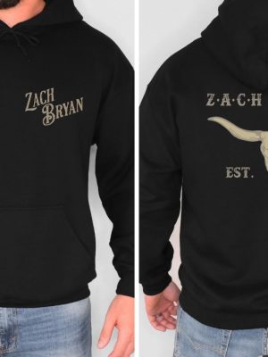 Zach Bryan Est 1996 Sweatshirt Hoodie Zach Bryan Bullhead Sweatshirt Zach Bryan Country Music Western Shirt American Heartbreak Tour Hoodie Unique revetee 2