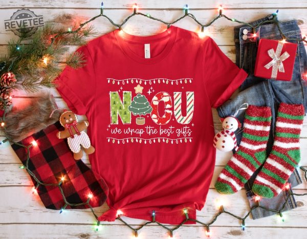 Nicu Nurse Shirt Christmas Shirt Nicu Nurse Sweatshirt Nicu Nurse Gift Nicu Nurse Shirt Christmas Nurse Shirt Christmas Pajamas Hoodie Unique revetee 2