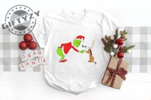 Grinch And Max Shirt Merry Grinchmas Tshirt Grinch Christmas Hoodie Funny Christmas Gift Funny Grinch Sweatshirt Dog Lover Shirt giftyzy 2