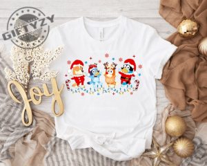 Bluey Christmas Shirt Direct To Film Tshirt Christmas Hoodie Funny Christmas Sweatshirt Time For A Bluey Christmas Shirt giftyzy 2