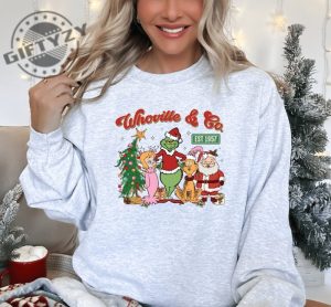 Merry Grinchmas Shirt Direct To Film Tshirt Christmas Hoodie Funny Grinch Sweatshirt The Grinch Whoville Co Shirt giftyzy 2