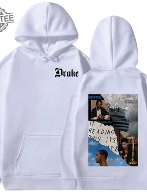 Drake Inspired Album Cover Hoodies Hip Hop Fashion For Mens Autumn Winter Style Drake 21 Savage Tour Shirt Its All A Blur Tour Shirt Sweatshirt Unique revetee 2