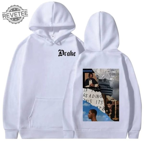 Drake Inspired Album Cover Hoodies Hip Hop Fashion For Mens Autumn Winter Style Drake 21 Savage Tour Shirt Its All A Blur Tour Shirt Sweatshirt Unique revetee 2
