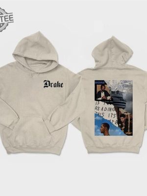 Drake Inspired Album Cover Hoodies Hip Hop Fashion For Mens Autumn Winter Style Drake 21 Savage Tour Shirt Its All A Blur Tour Shirt Sweatshirt Unique revetee 3