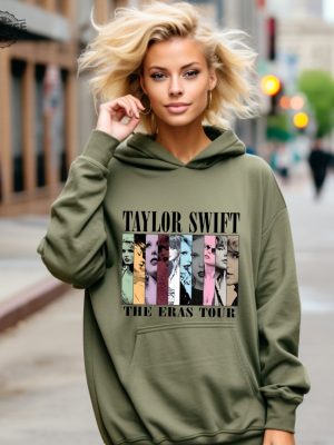 Taylor The Eras Tour Hoodie Swiftie Merch Hoodie Vintage The Eras Tour 2023 Midnights Concert Shirt Tour 2023 Hoodie Sweatshirt Unique revetee 2