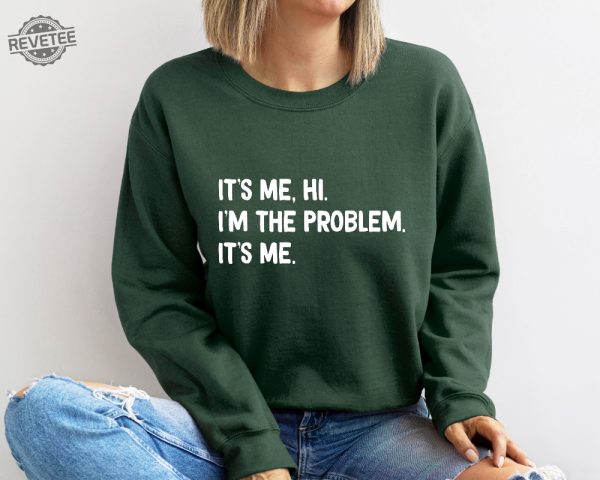 Its Me Hi Im The Problem Sweater Midnights Album Sweatshirt The Eras Tour 2023 Black And White Book Spines Fan Sweatshirt Positive Shirt Sweatshirt Unique revetee 1