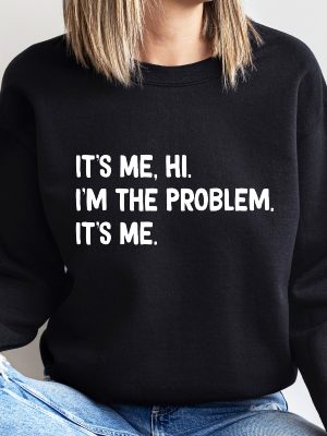 Its Me Hi Im The Problem Sweater Midnights Album Sweatshirt The Eras Tour 2023 Black And White Book Spines Fan Sweatshirt Positive Shirt Sweatshirt Unique revetee 2