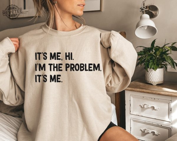 Its Me Hi Im The Problem Sweater Midnights Album Sweatshirt The Eras Tour 2023 Black And White Book Spines Fan Sweatshirt Positive Shirt Sweatshirt Unique revetee 4