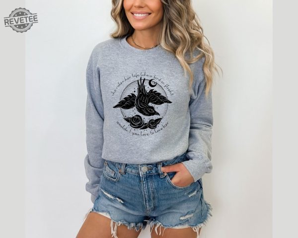 Bird In Flight Rhiannon Inspired Sweatshirt Hoodie Rock Concert Tour 2023 Gift For Fan Country Music Concert Sweatshirt Unique revetee 1