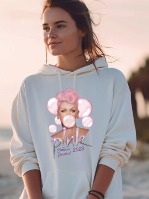 P Nk Summer Carnival 2023 Trustfall Album Tee Pink Singer Tour Music Festival Sweatshirt Concert Apparel Tour Sweatshirt Unique revetee 2