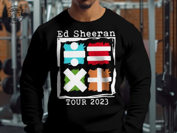 Ed Sheeran Mathematics World Tour Sweatshirt Mathematics Tour Sweatshirt Ed Sheeran Concert Sheerios Sweatshirt Funny Concert Sweatshirt Sweatshirt Unique revetee 1