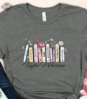 Taylors Music Albums As Books T Shirt Fun Music Lover Gift Shirt For 2023 Swiftie Concert Tour Merch Tee For Fans The Eras Tour Shirt Sweatshirt Unique revetee 3