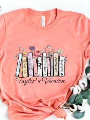 Taylors Music Albums As Books T Shirt Fun Music Lover Gift Shirt For 2023 Swiftie Concert Tour Merch Tee For Fans The Eras Tour Shirt Sweatshirt Unique revetee 4