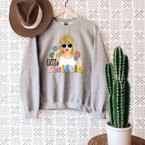 Little Swiftie Sweatshirt Taylor Little Swiftie Sweater Floral Swiftie Sweatshirt Album Merch Sweater Taylor Swiftie T Shirt Sweatshirt Unique revetee 2