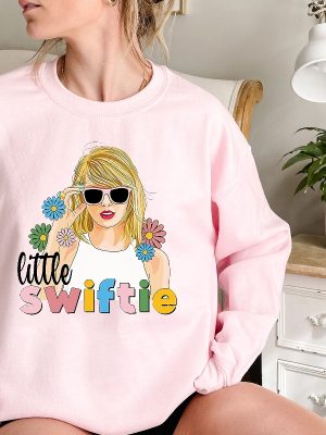 Little Swiftie Sweatshirt Taylor Little Swiftie Sweater Floral Swiftie Sweatshirt Album Merch Sweater Taylor Swiftie T Shirt Sweatshirt Unique revetee 3